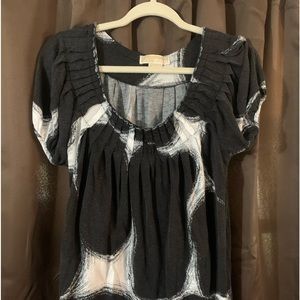 Michael Kors, black and white, medium, good condition